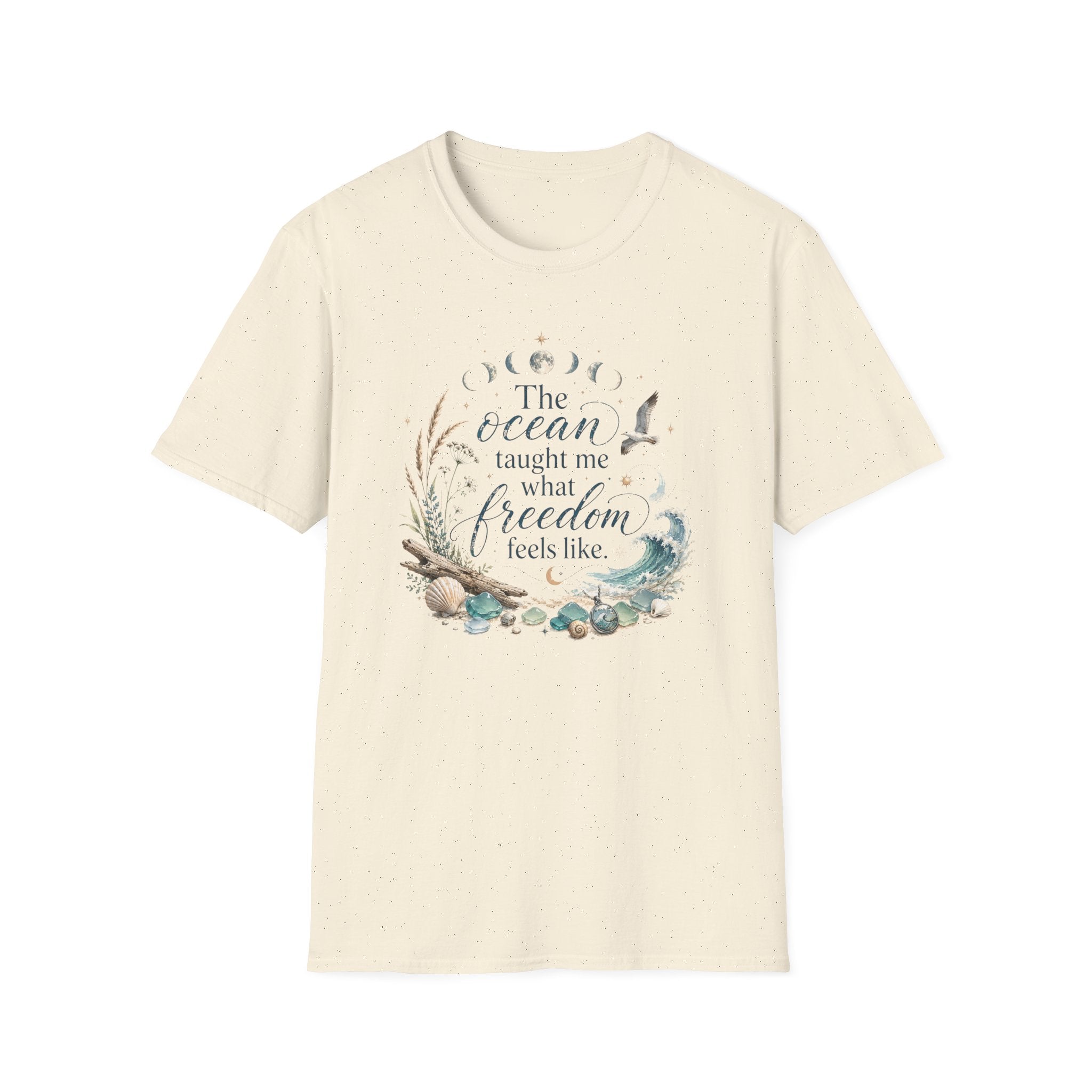 The Ocean Taught Me What Freedom Feels Like T-Shirt