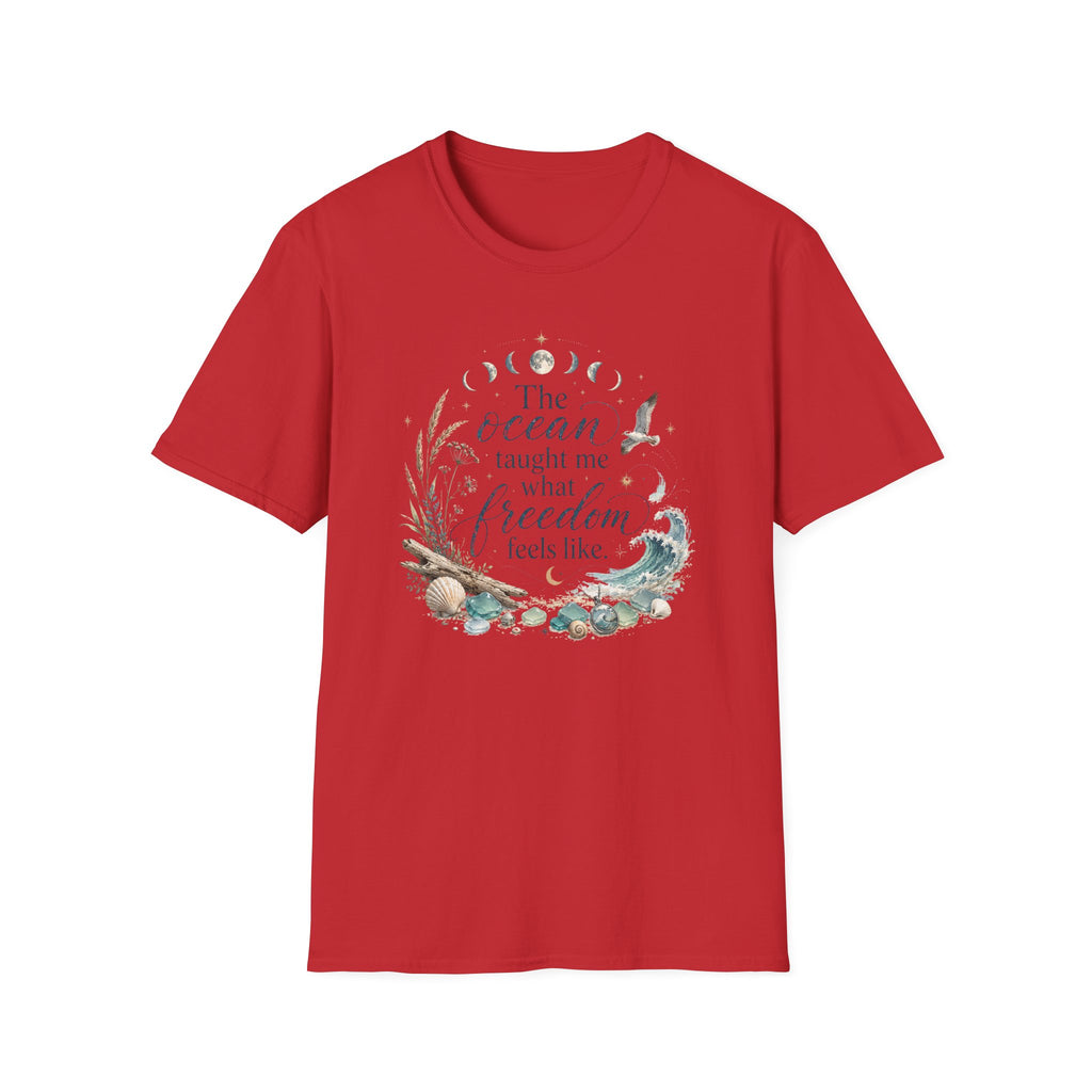 The Ocean Taught Me What Freedom Feels Like T-Shirt
