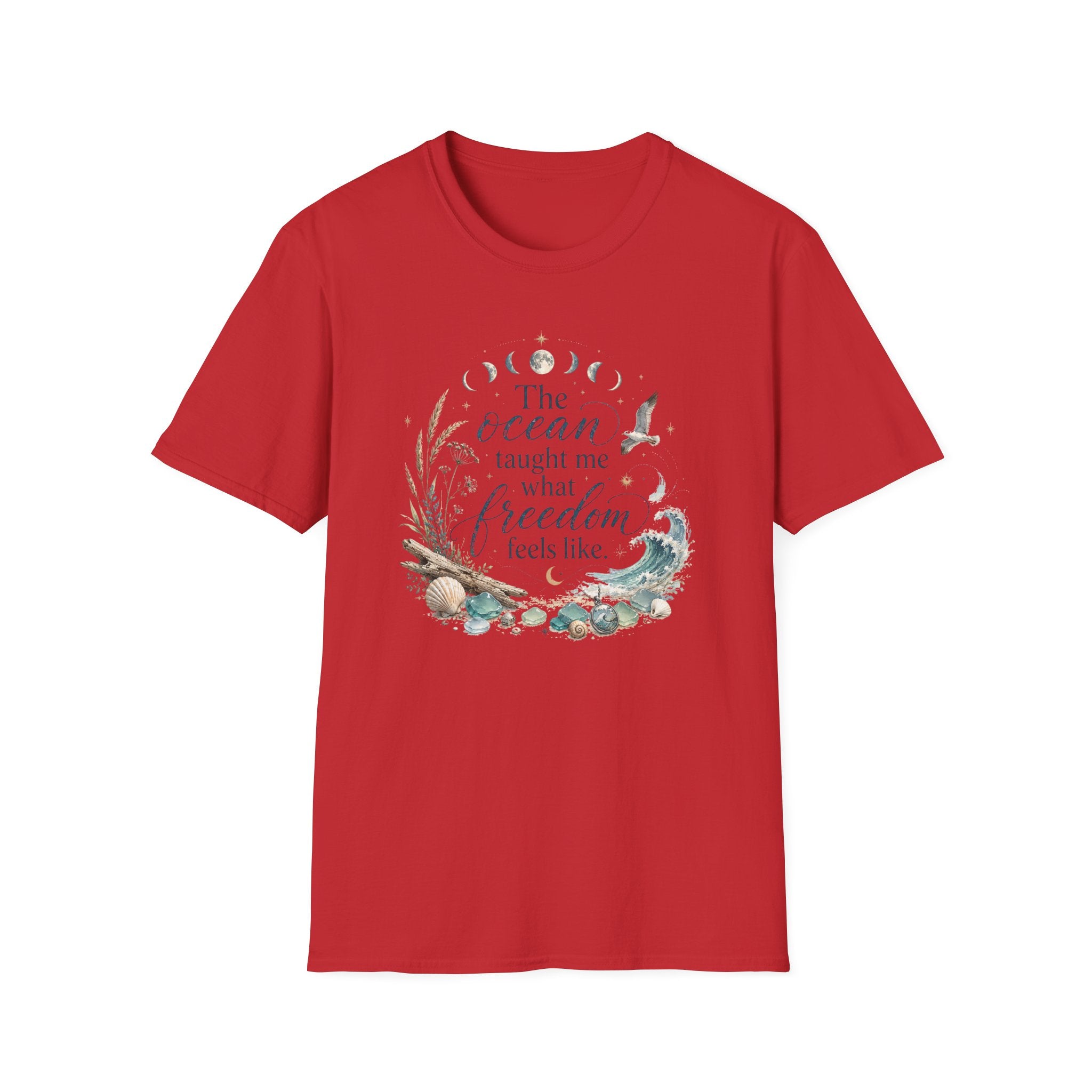 The Ocean Taught Me What Freedom Feels Like T-Shirt