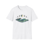 Moon Phase Over Rolling Sea T-Shirt