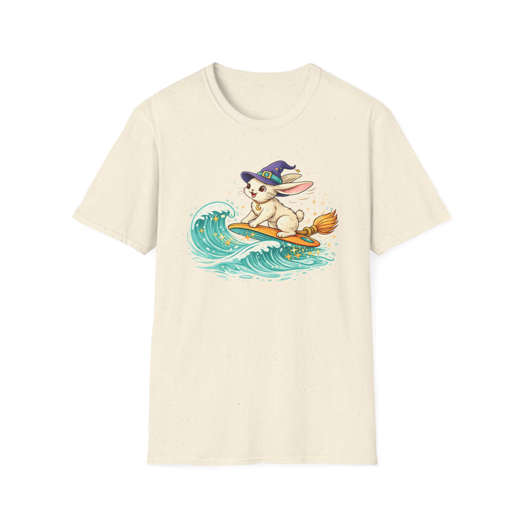 Surfing Beach Witch Hare T-Shirt
