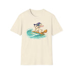 Surfing Beach Witch Hare T-Shirt