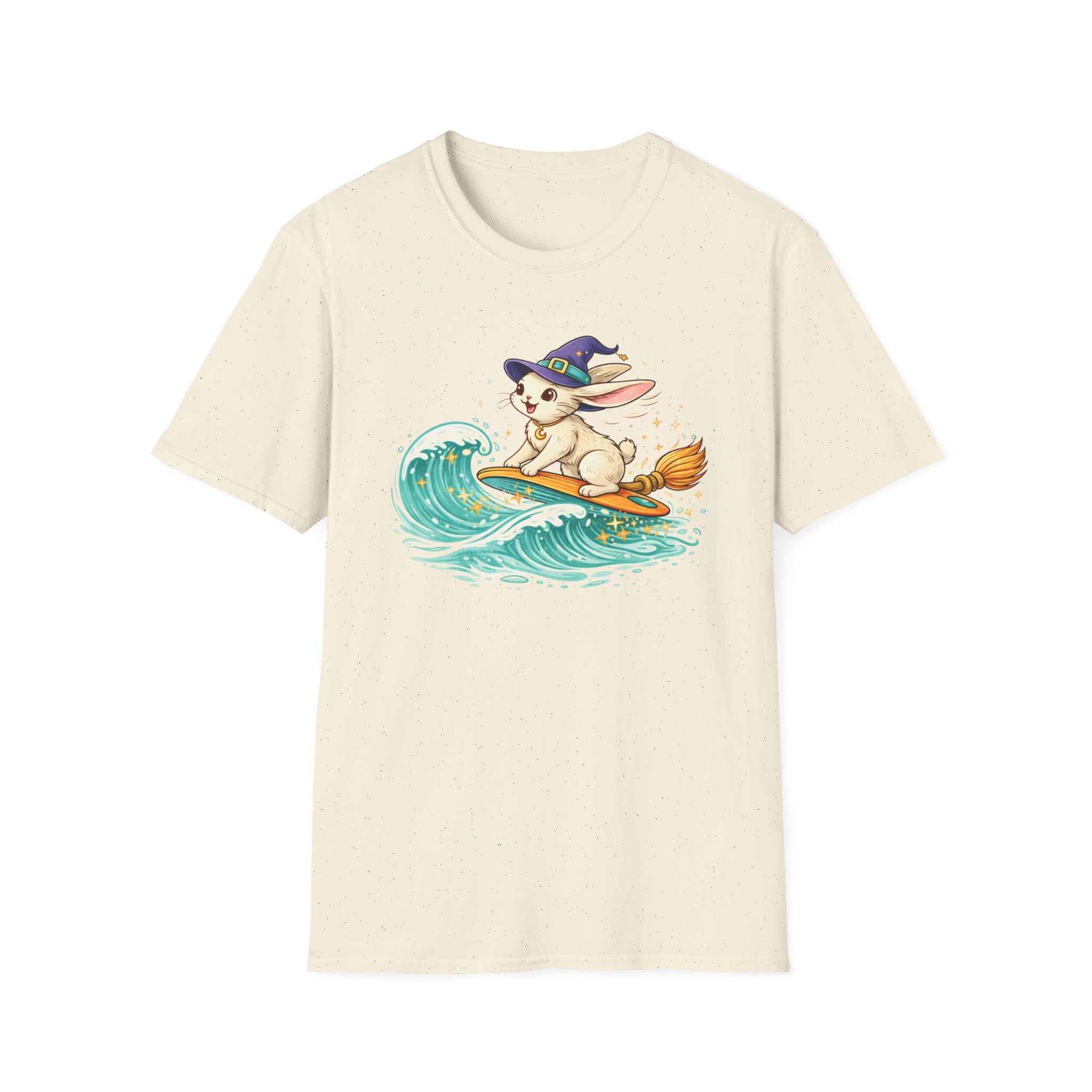 Surfing Beach Witch Hare T-Shirt