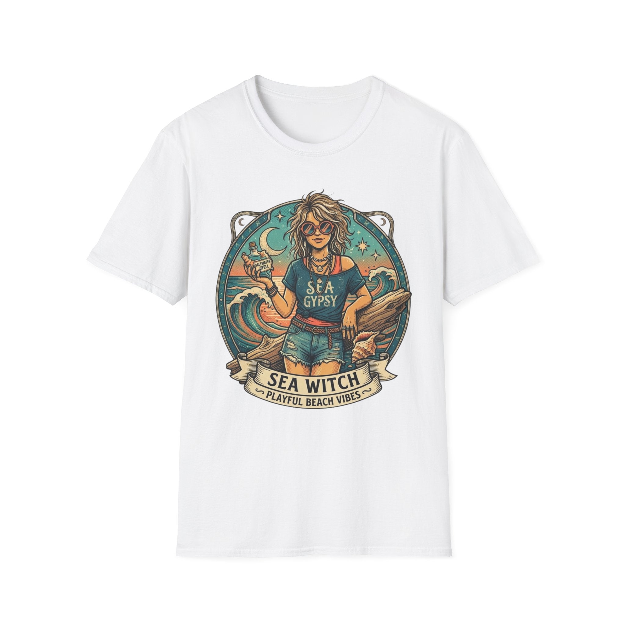 Sea Witch Playful Beach Vibes T-Shirt