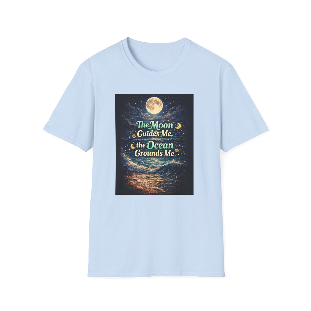 The Moon Guides Me The Ocean Grounds Me T-Shirt
