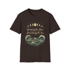 Guided By The Moon Grounded By The Sea T-Shirt