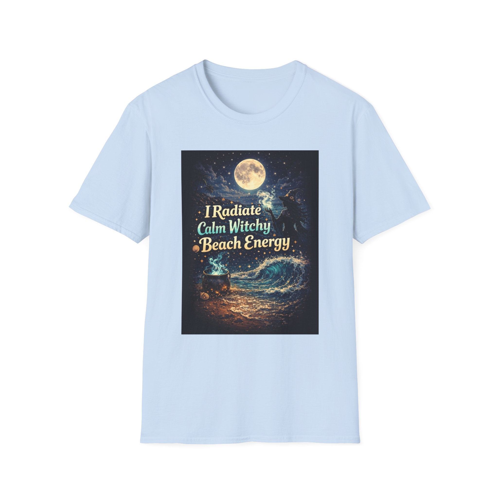 I Radiate Calm Witchy Beach Energy T-Shirt