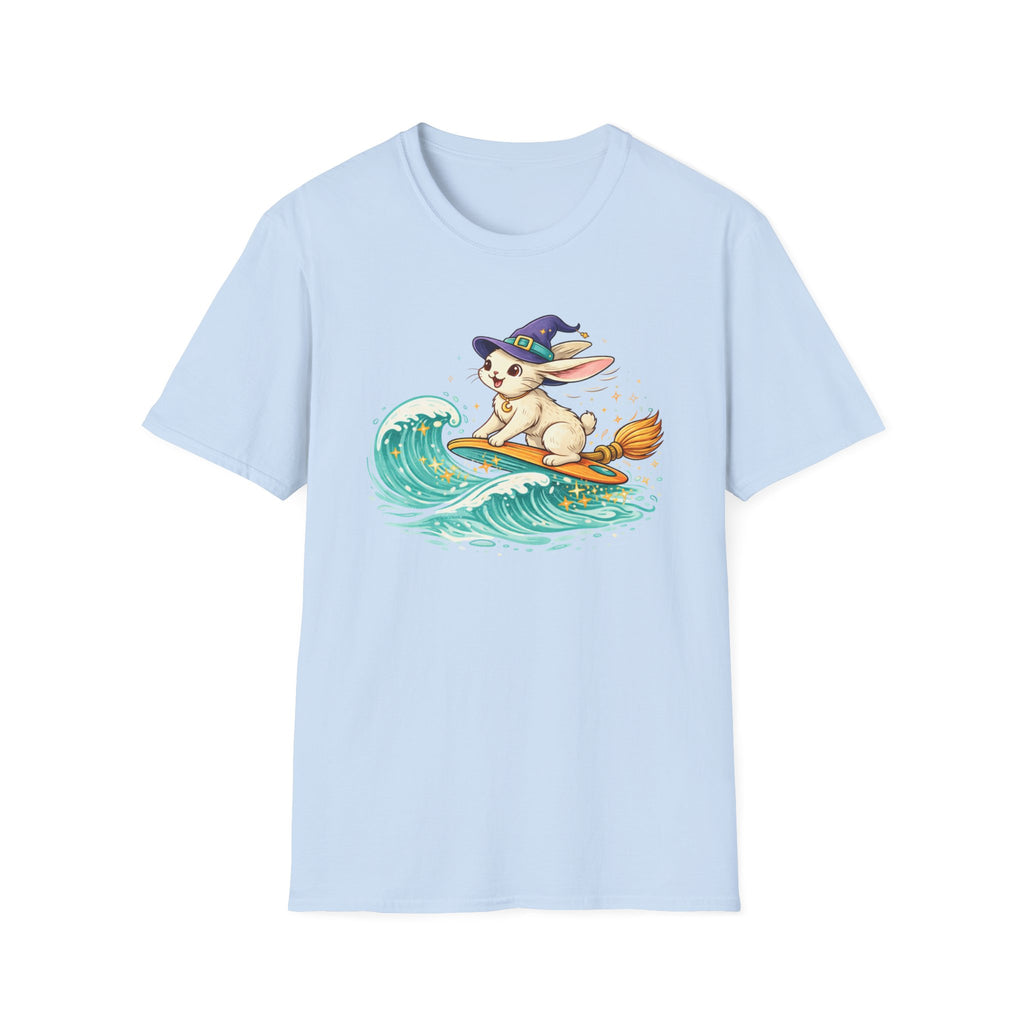 Surfing Beach Witch Hare T-Shirt