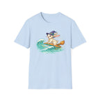 Surfing Beach Witch Hare T-Shirt