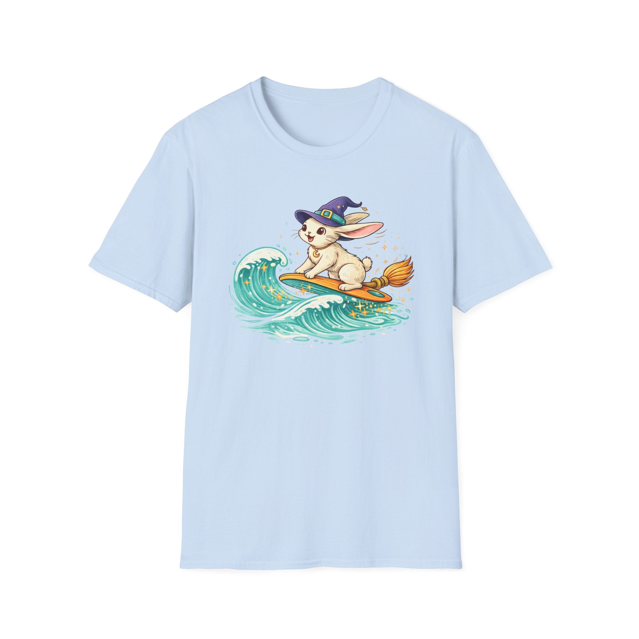 Surfing Beach Witch Hare T-Shirt