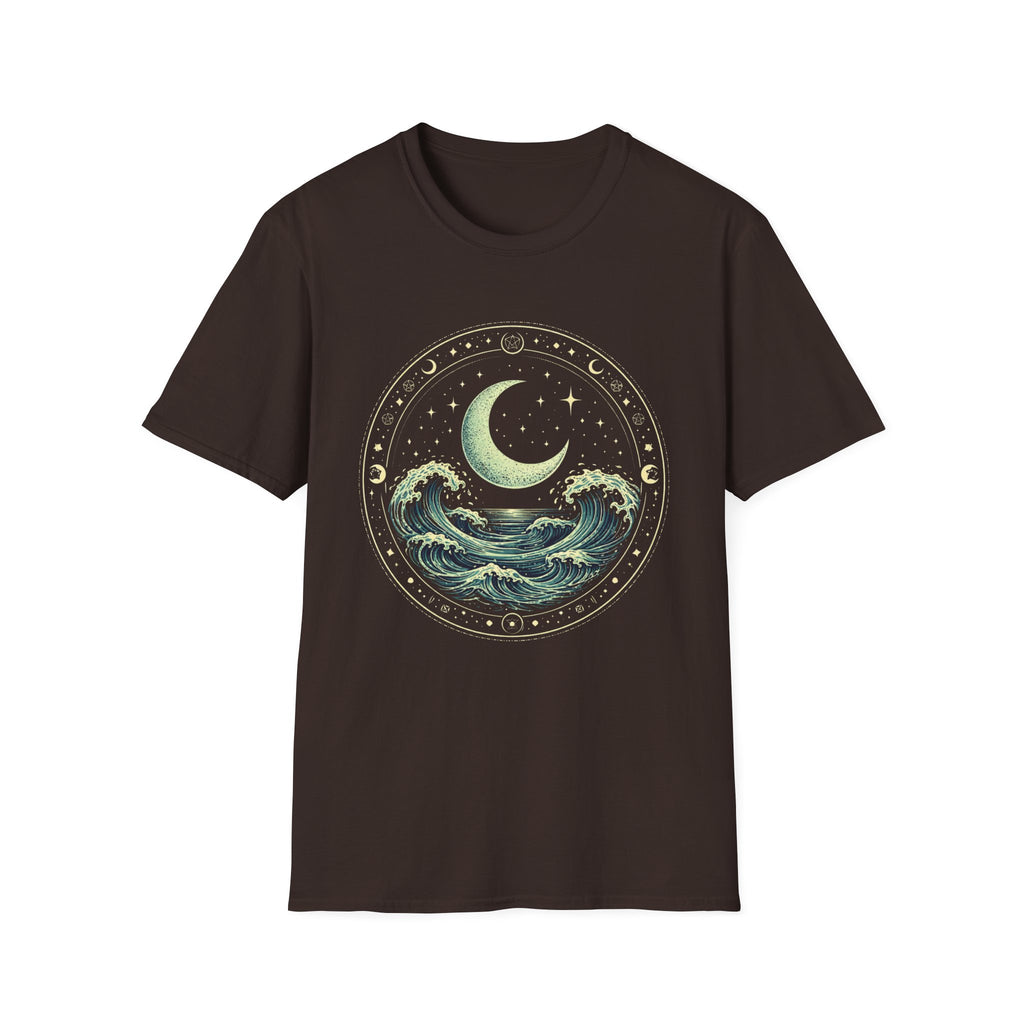 Ocean Waves Inside Ritual Circle T-Shirt