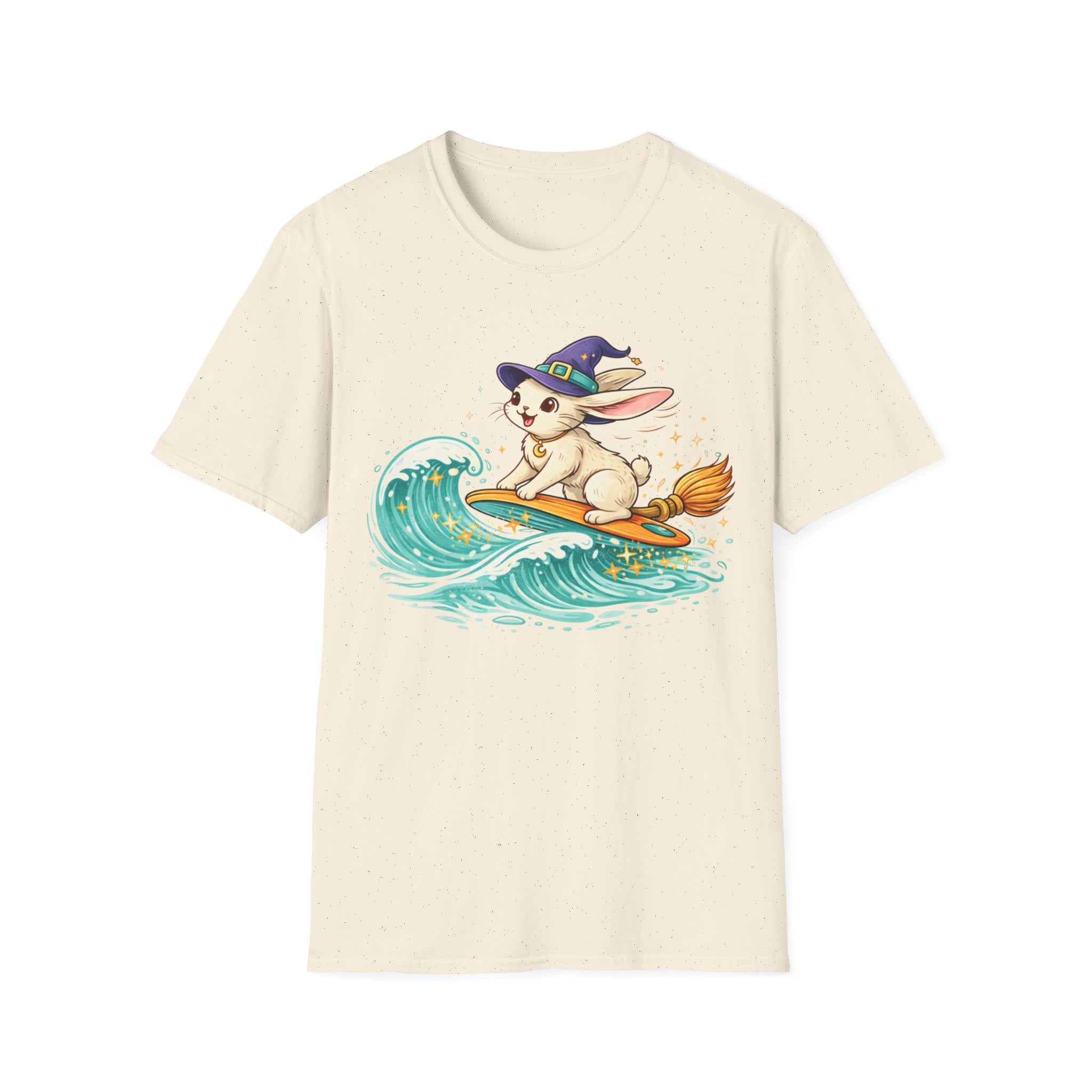 Surfing Beach Witch Hare T-Shirt