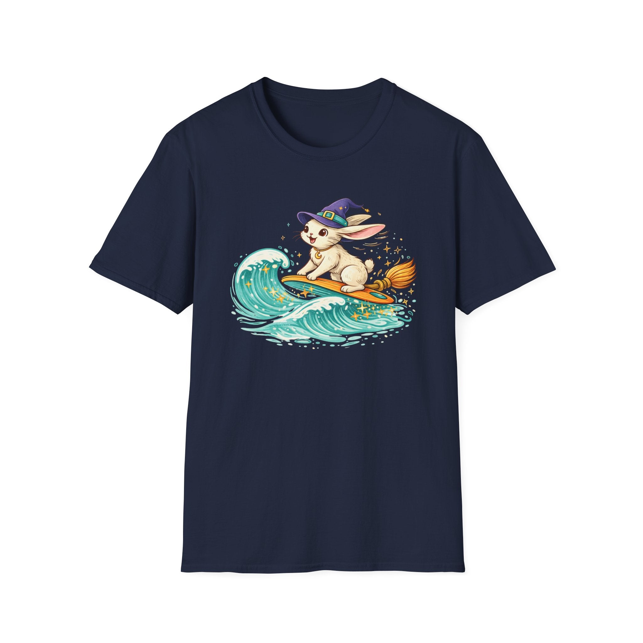 Surfing Beach Witch Hare T-Shirt