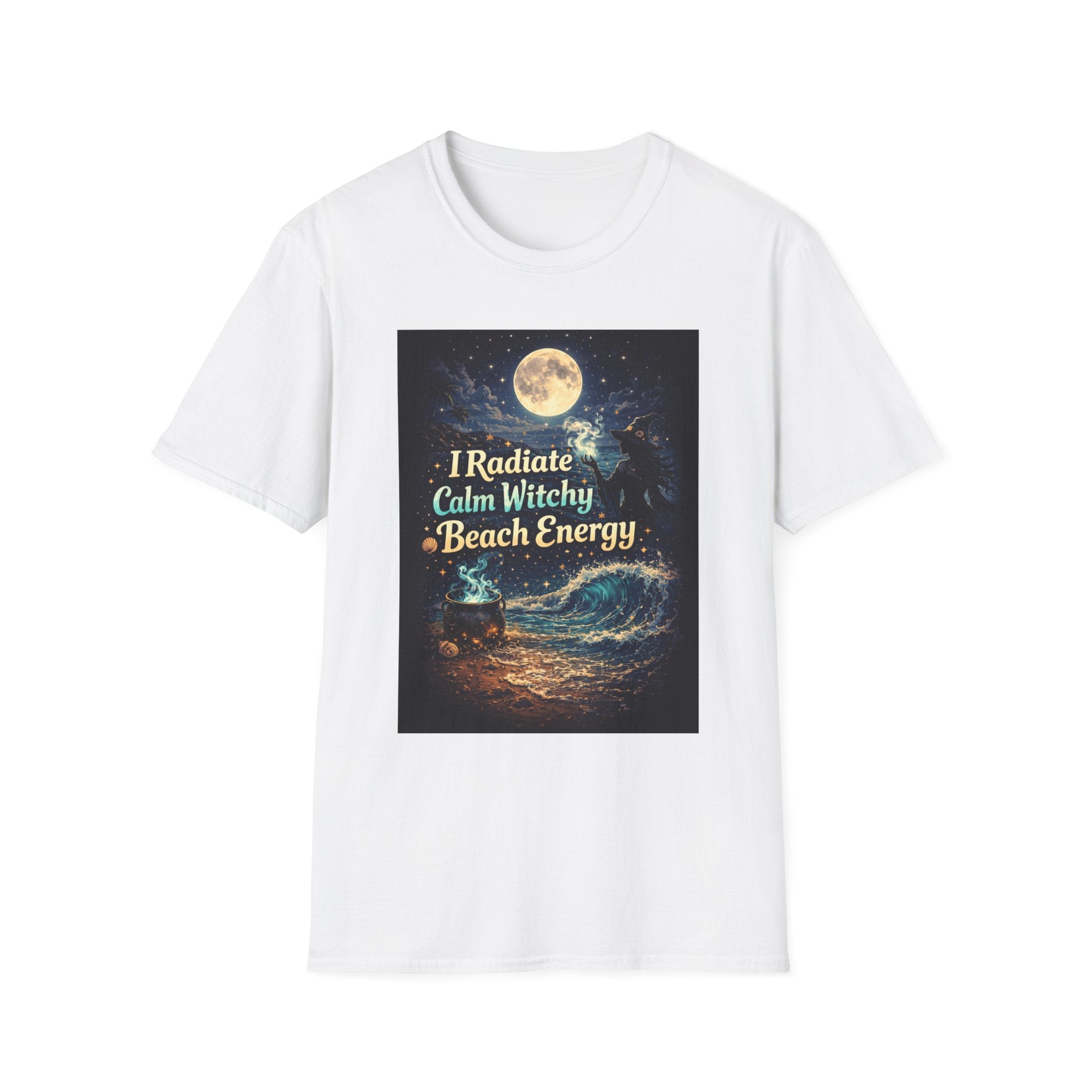 I Radiate Calm Witchy Beach Energy T-Shirt