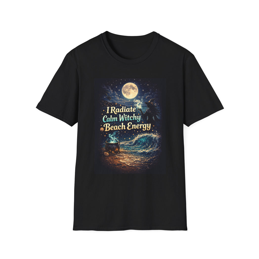 I Radiate Calm Witchy Beach Energy T-Shirt