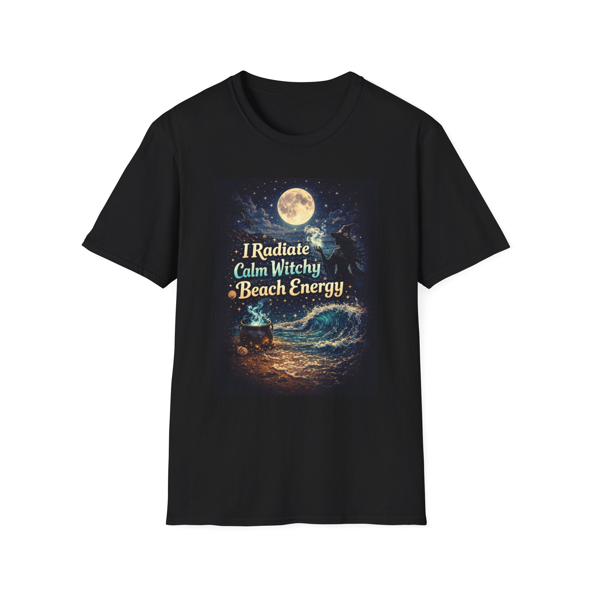 I Radiate Calm Witchy Beach Energy T-Shirt