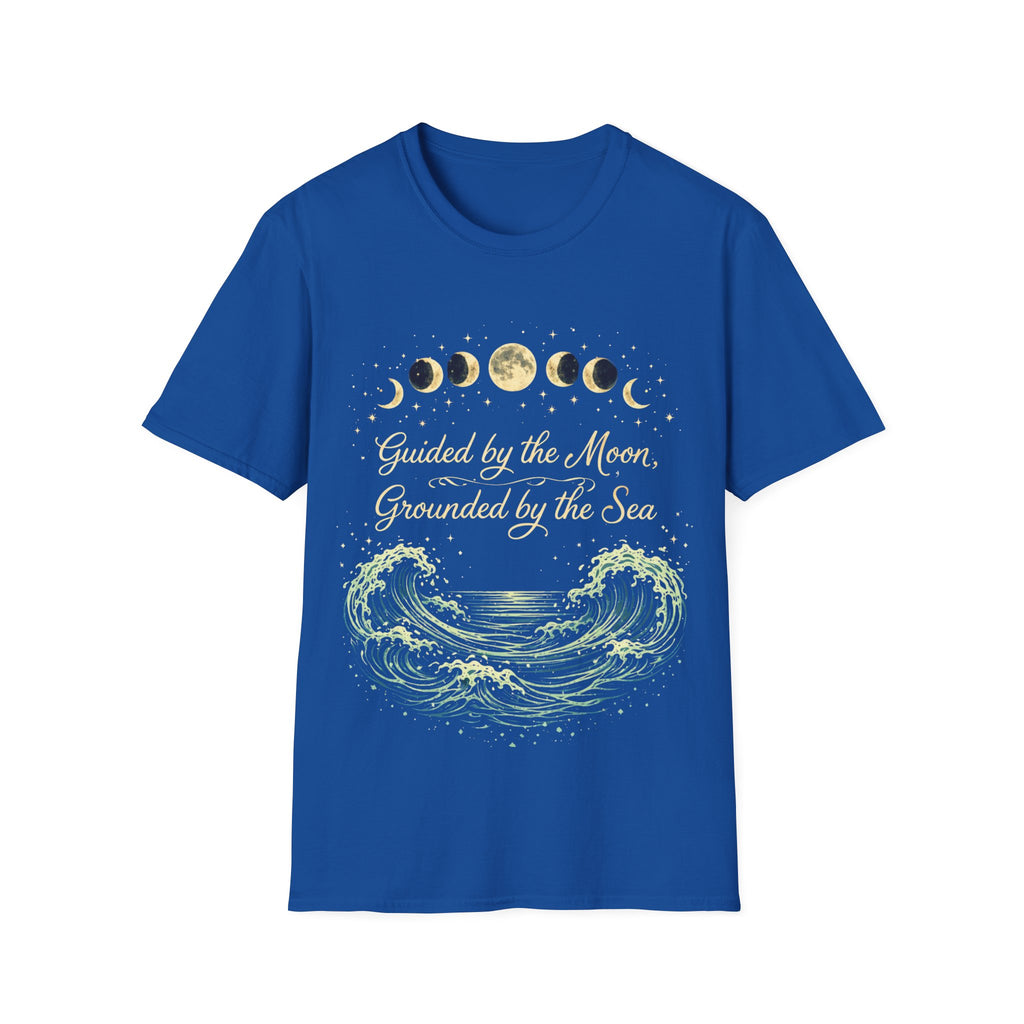 Guided By The Moon Grounded By The Sea T-Shirt
