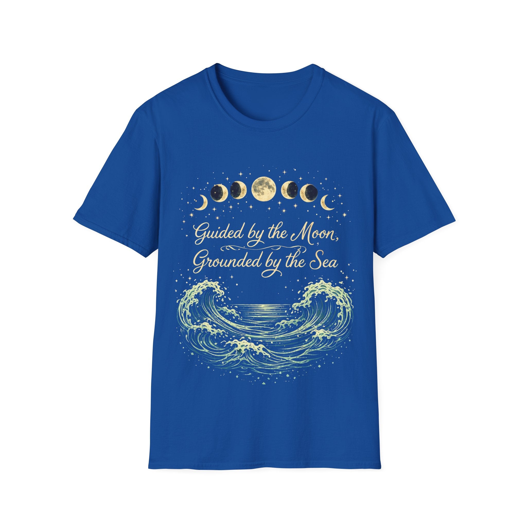Guided By The Moon Grounded By The Sea T-Shirt