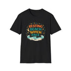 Resting Beach Witch Face T-Shirt