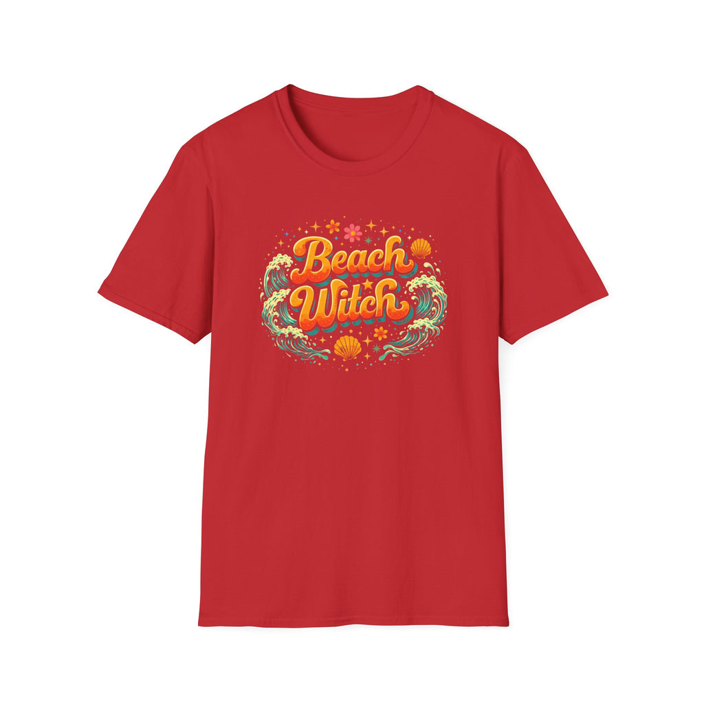 Beach Witch 70s Groovy T-Shirt — Retro Ocean Vibes