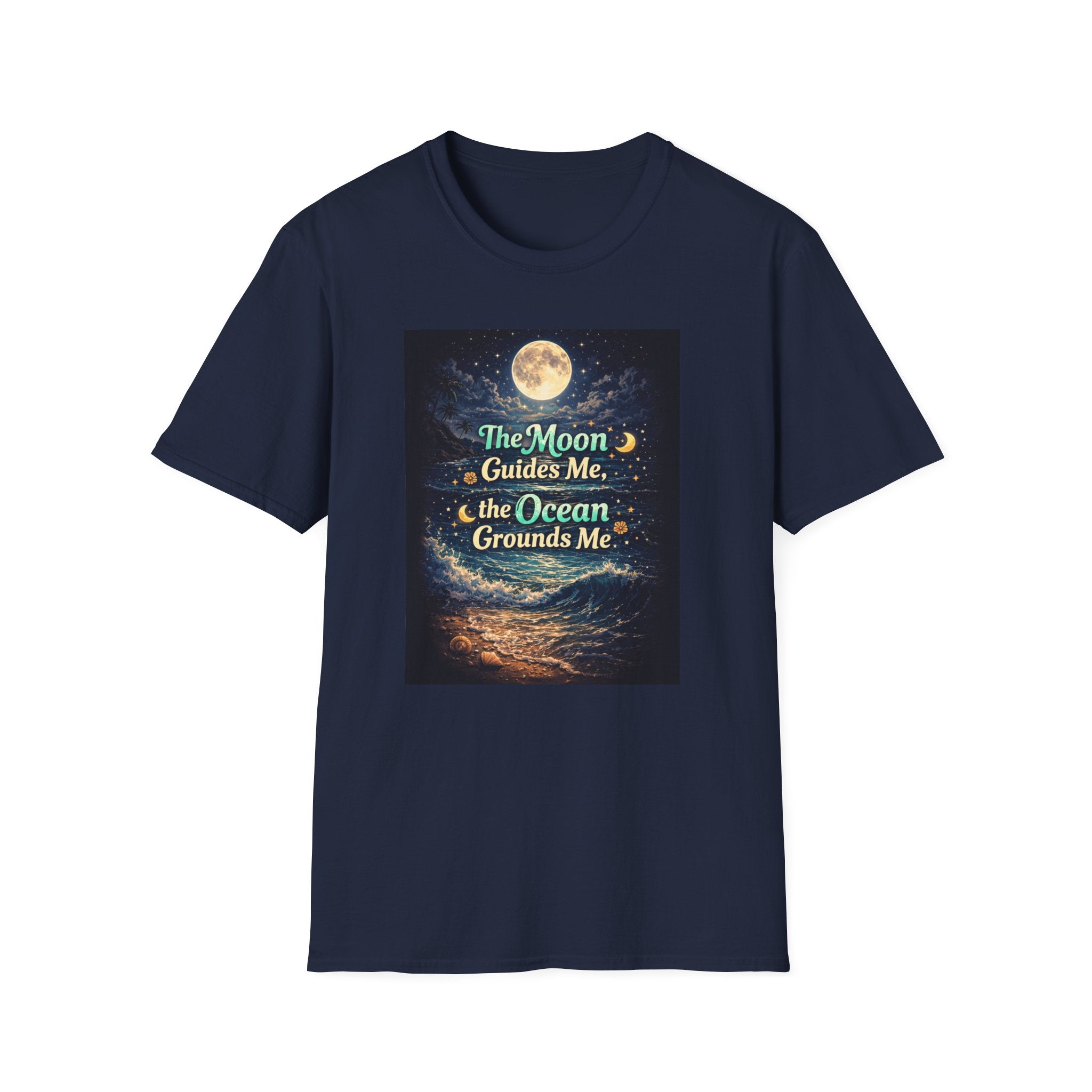The Moon Guides Me The Ocean Grounds Me T-Shirt