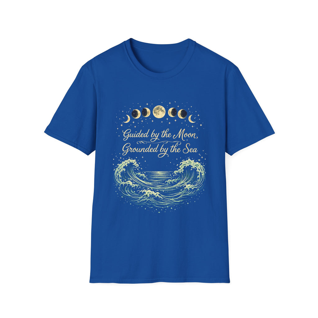 Guided By The Moon Grounded By The Sea T-Shirt