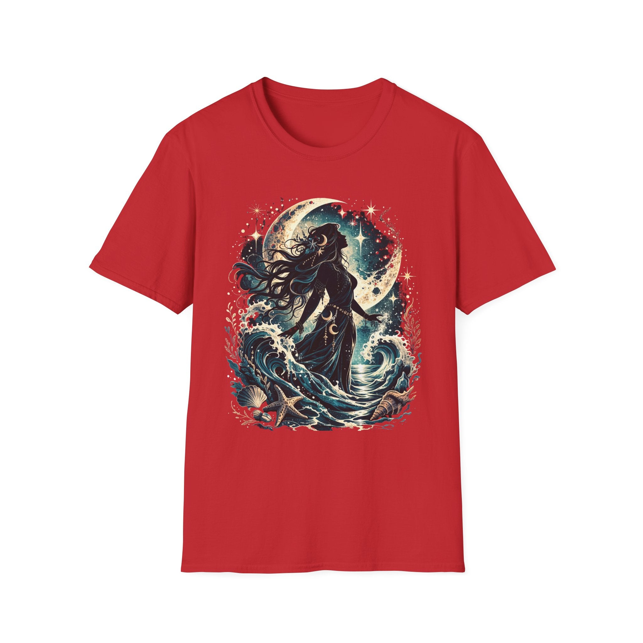 Mystical Sea Witch Silhouette T-Shirt