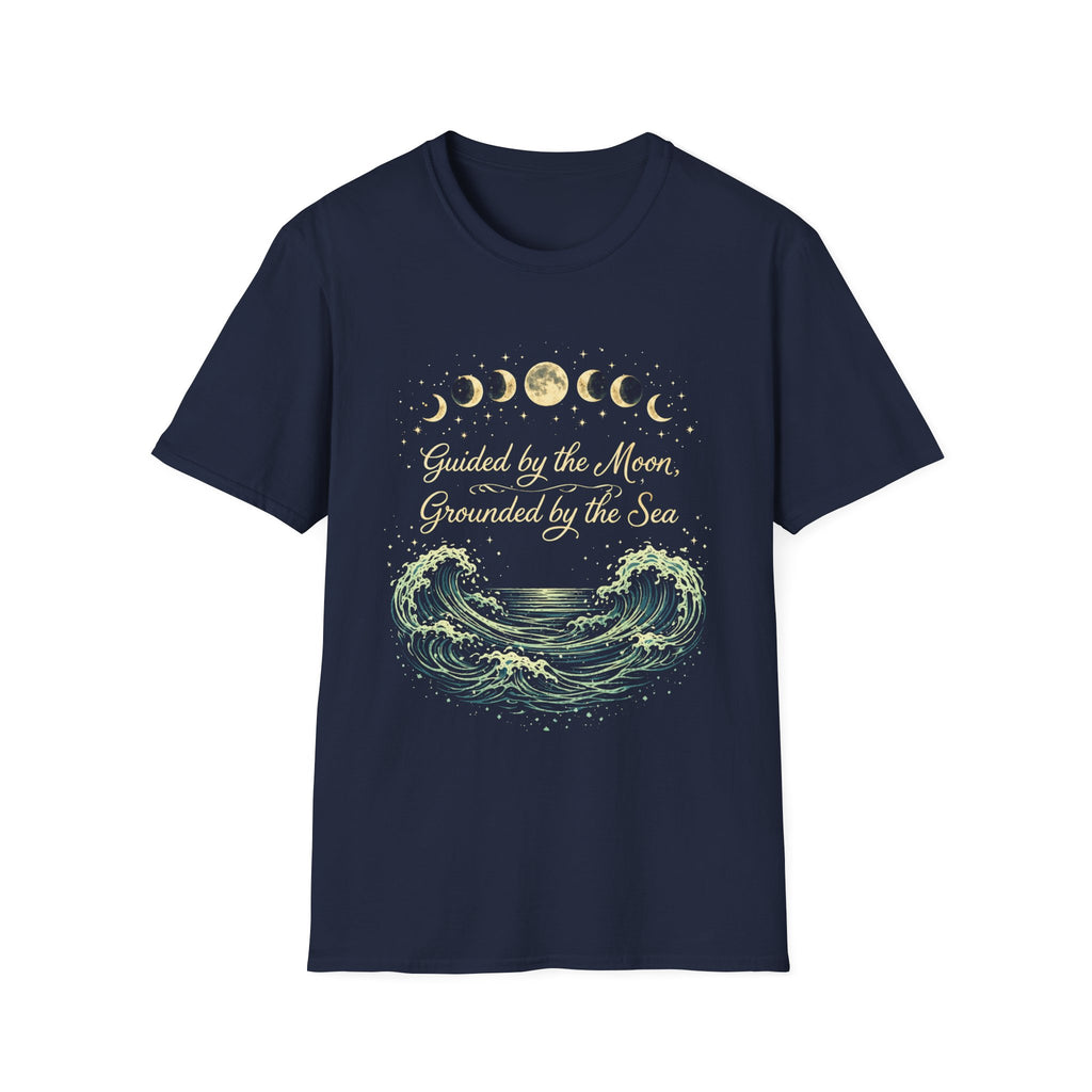 Guided By The Moon Grounded By The Sea T-Shirt