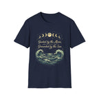 Guided By The Moon Grounded By The Sea T-Shirt