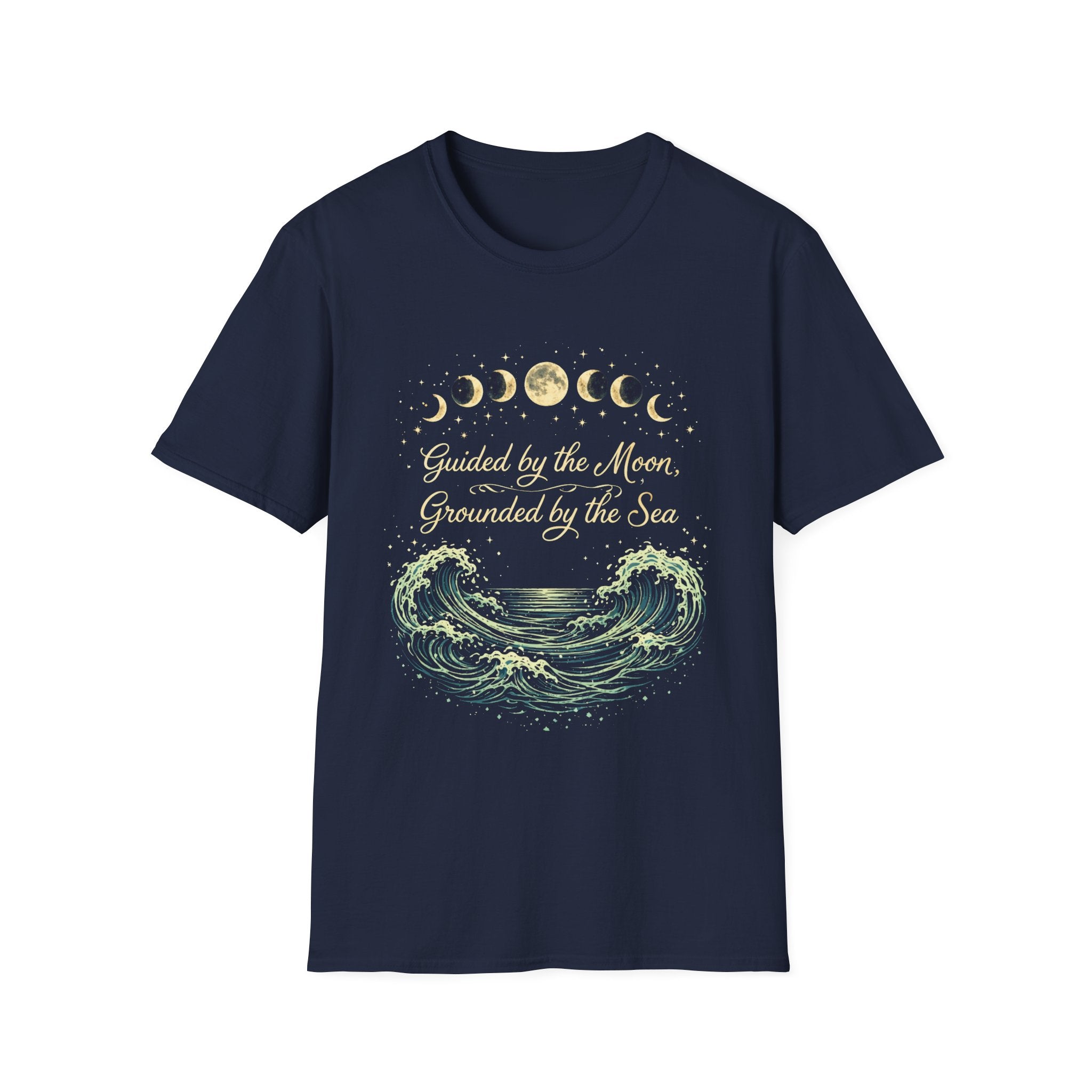 Guided By The Moon Grounded By The Sea T-Shirt