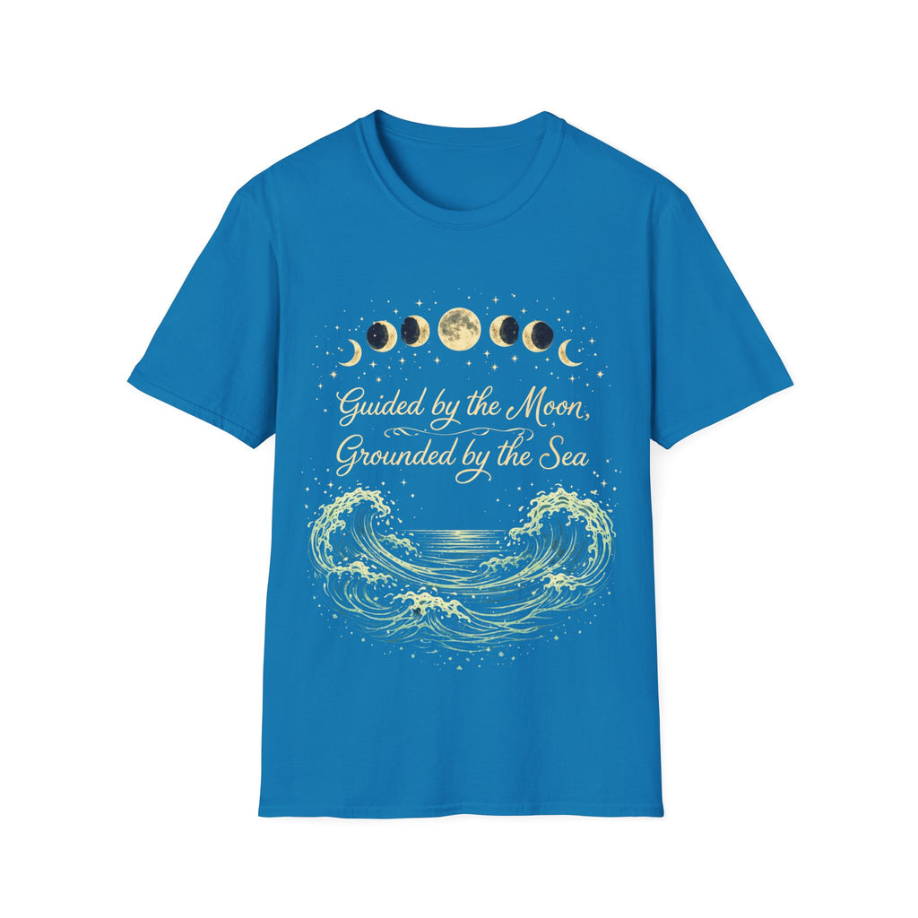 Guided By The Moon Grounded By The Sea T-Shirt