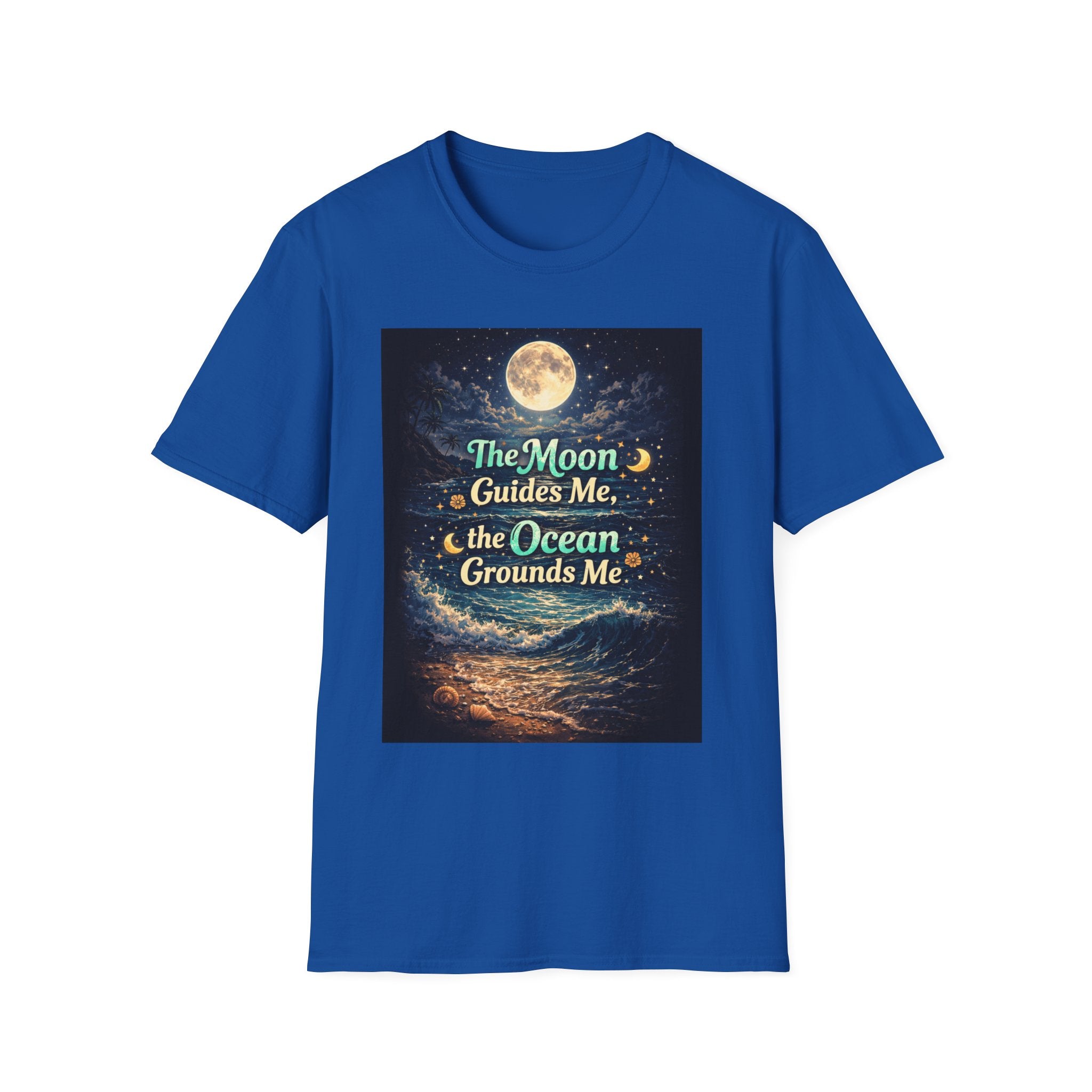 The Moon Guides Me The Ocean Grounds Me T-Shirt