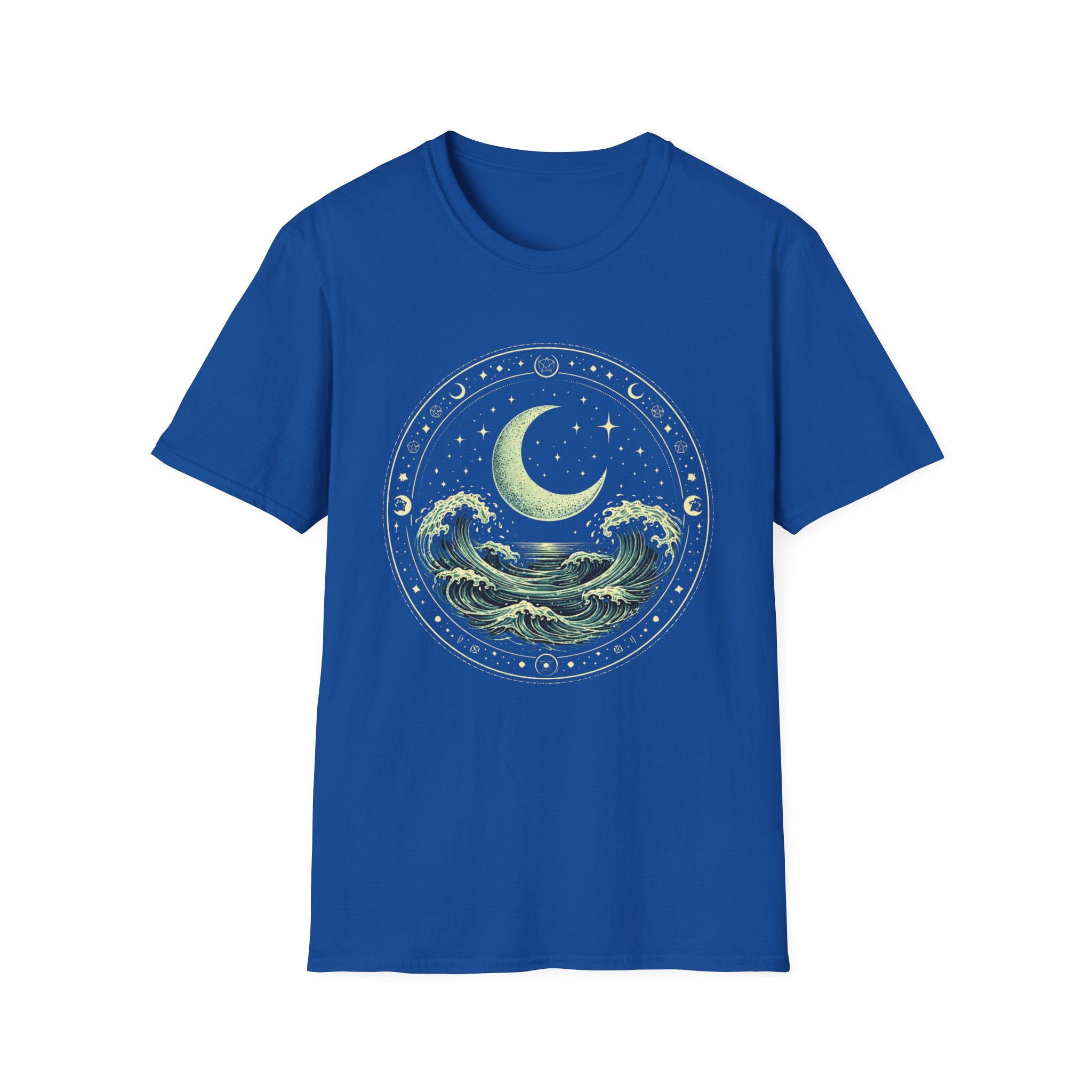 Ocean Waves Inside Ritual Circle T-Shirt