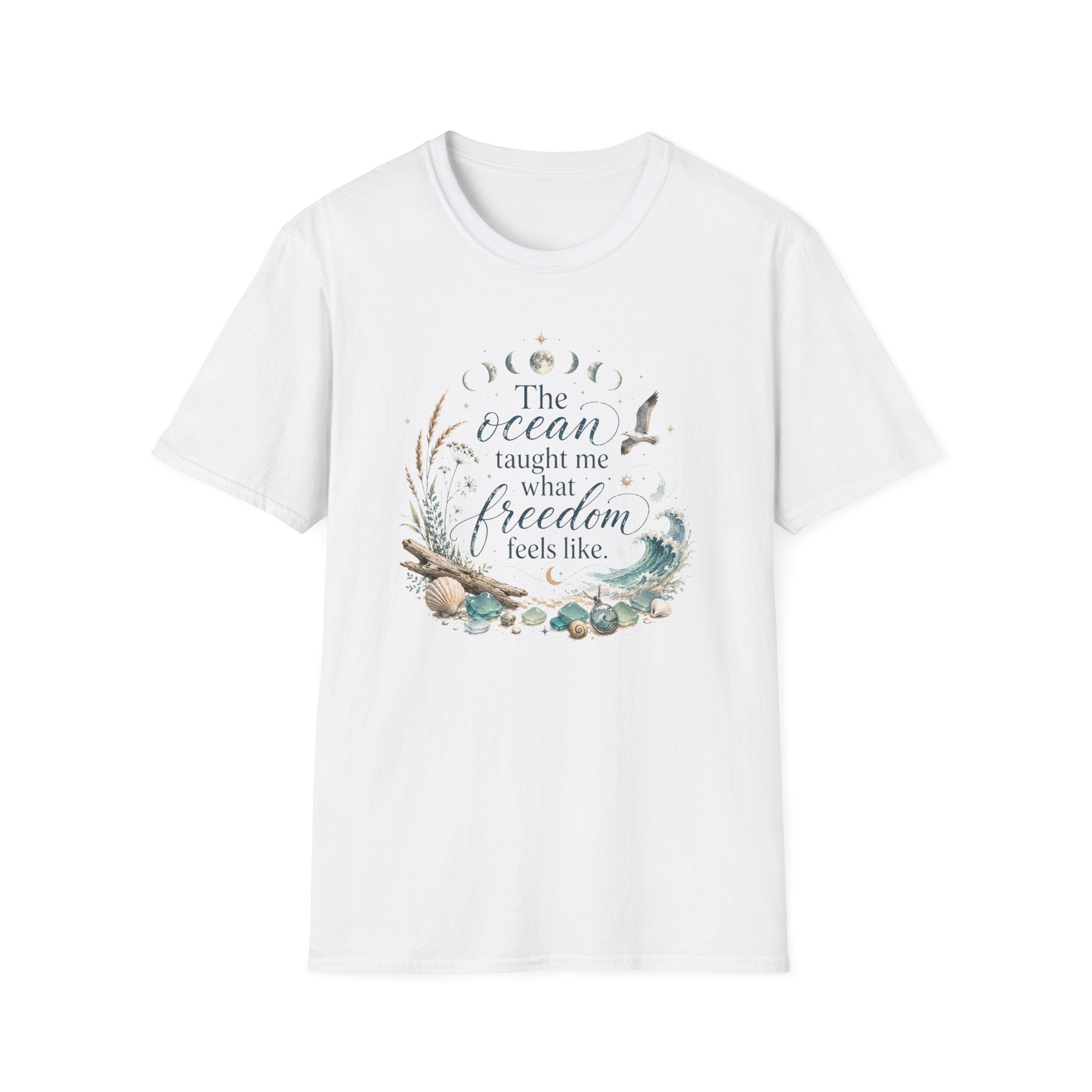 The Ocean Taught Me What Freedom Feels Like T-Shirt