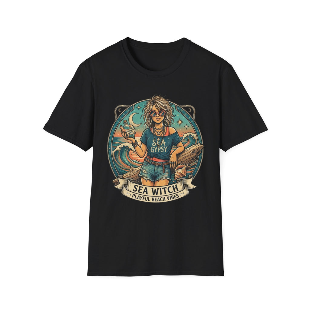 Sea Witch Playful Beach Vibes T-Shirt