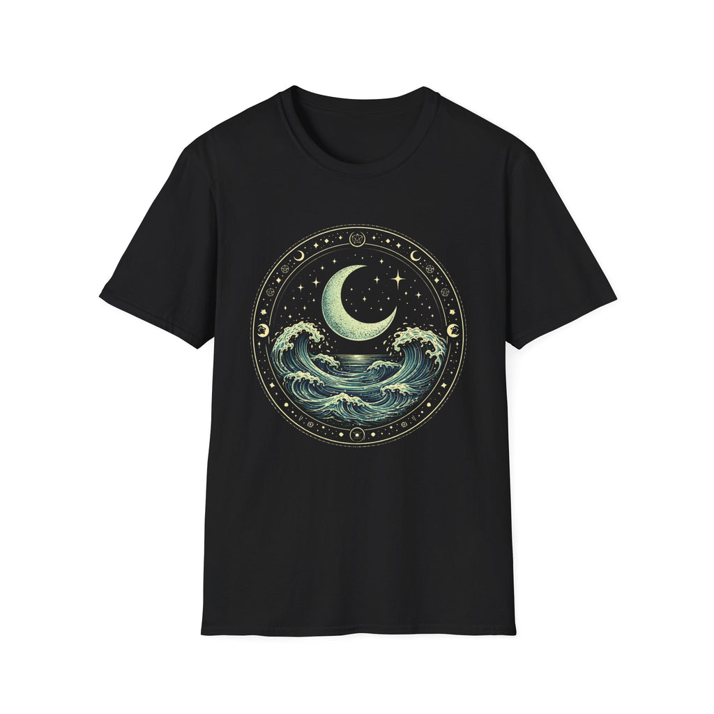 Ocean Waves Inside Ritual Circle T-Shirt