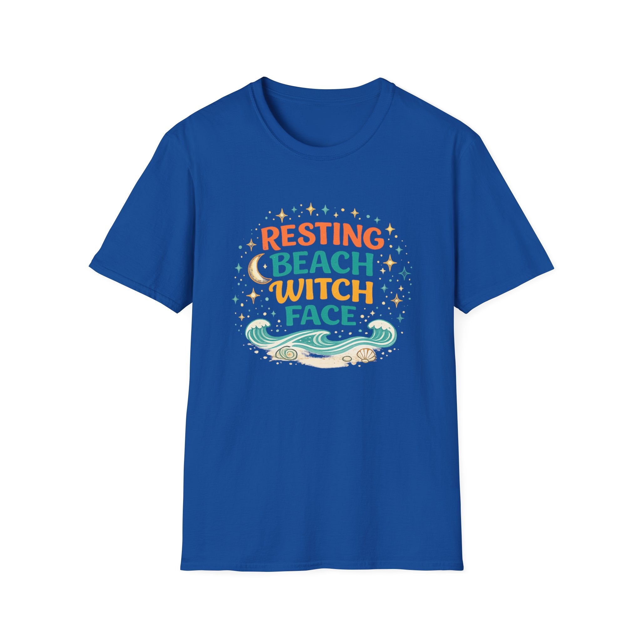 Resting Beach Witch Face T-Shirt