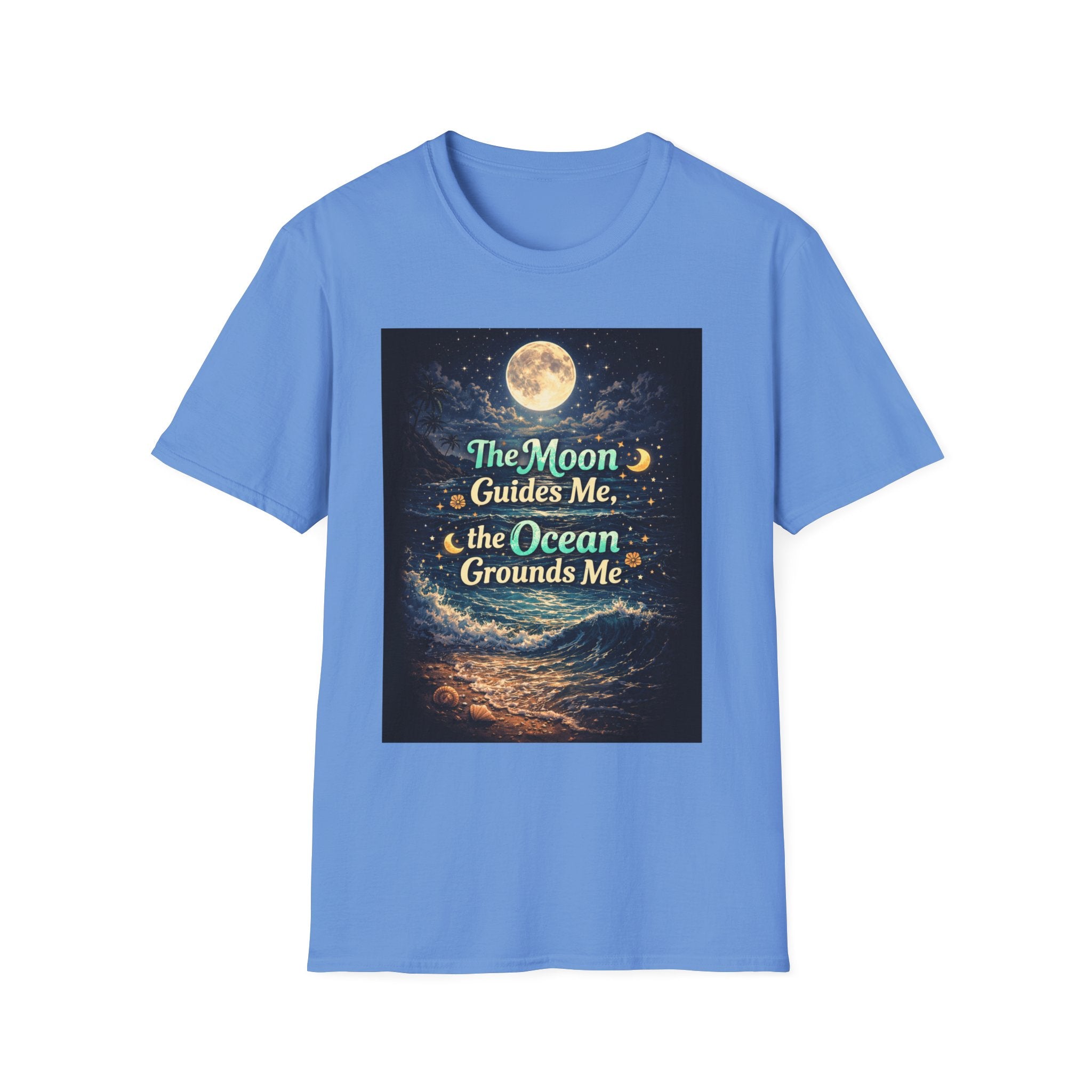 The Moon Guides Me The Ocean Grounds Me T-Shirt
