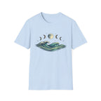 Moon Phase Over Rolling Sea T-Shirt