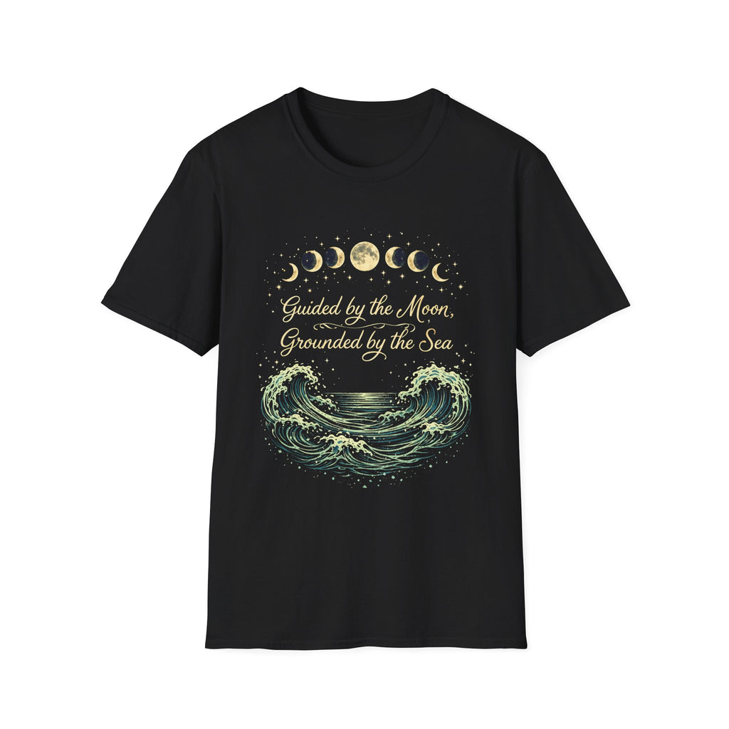 Guided By The Moon Grounded By The Sea T-Shirt