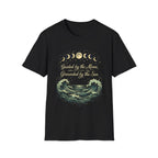 Guided By The Moon Grounded By The Sea T-Shirt