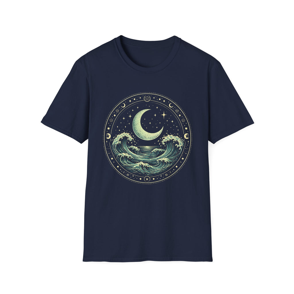 Ocean Waves Inside Ritual Circle T-Shirt