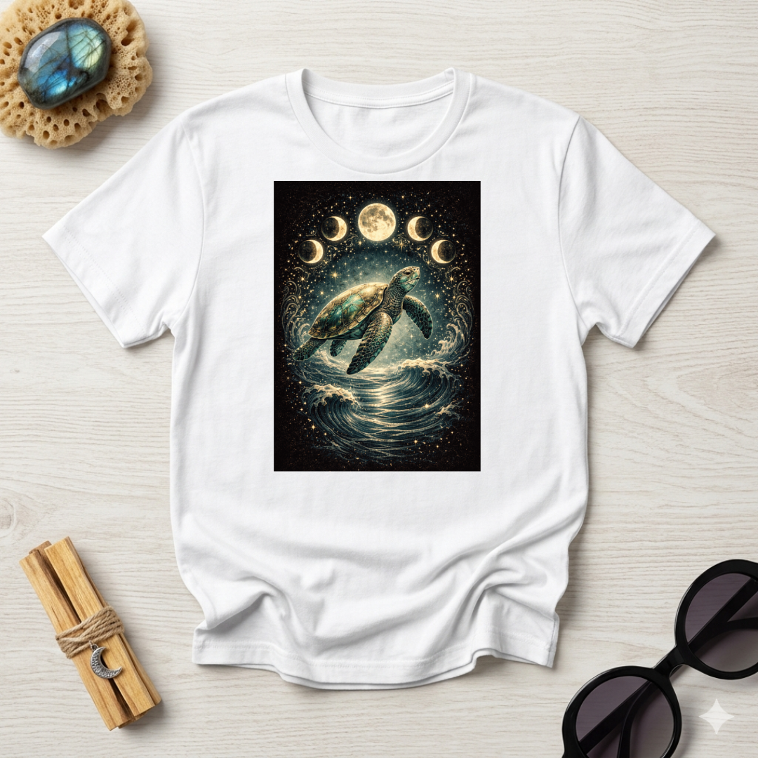 The Tides Turtle Moon T-Shirt