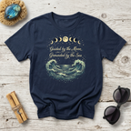 Guided By The Moon Grounded By The Sea T-Shirt