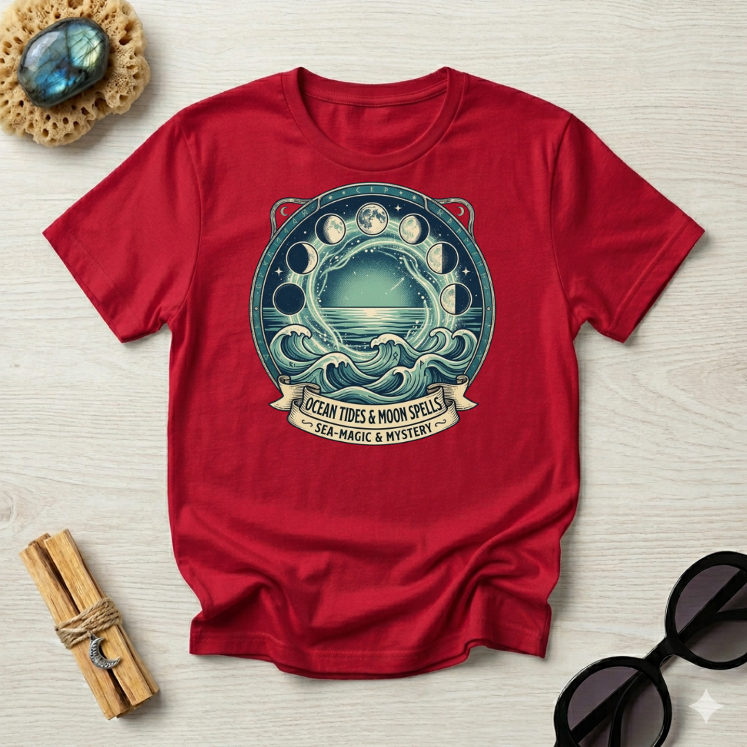 Ocean Tides & Moon Spells T-Shirt