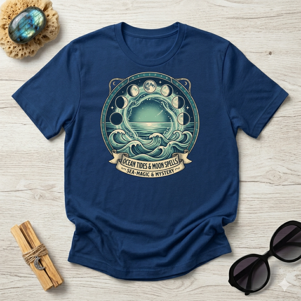 Ocean Tides & Moon Spells T-Shirt