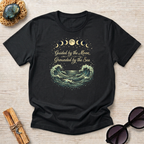 Guided By The Moon Grounded By The Sea T-Shirt