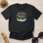 Resting Beach Witch Face T-Shirt